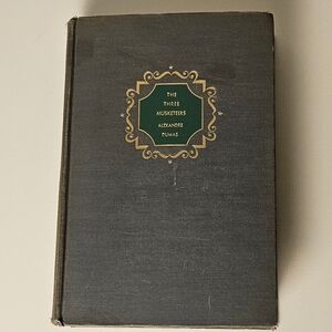 The Three Musketeers Vintage Harcover Book Alexandre Dumas Carlton House